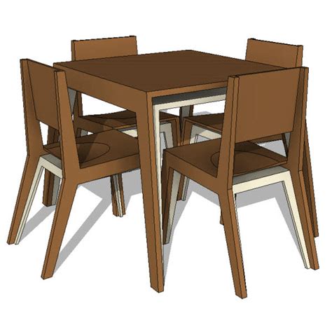 Table and chair revit high quality 3d model 3d model cgtrader. Brave Space Design : Revit families, Modern Revit ...