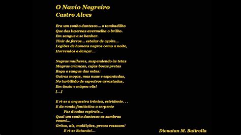 Indique As Contradições Na Seguinte Parte Do Poema Navio Negreiro