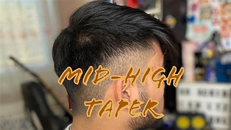 Fades and tapers are all the rage these days—and they have been for eons. Mid-High Taper with Fade - YouTube