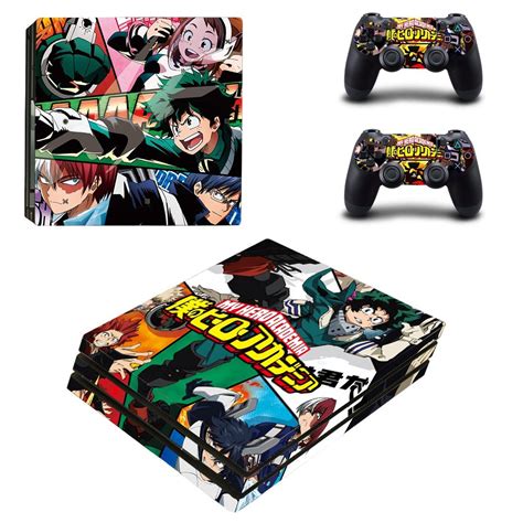 My Hero Academia Decal Skin For Ps4 Pro Console And Controllers