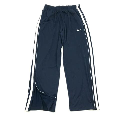 Nike Track Pants Mens Size Medium Blue Workout Basketball Gym Pant