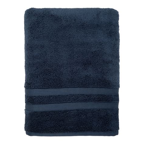 Mainstays Performance Solid Bath Towel X Washed Indigo