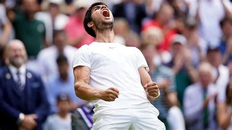 Carlos Alcaraz Wins Battle Of The Babe Guns To Reach First Wimbledon Semi Final BeIN SPORTS