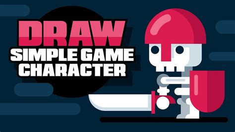 Video Game Character Design Flat Design Designing Adobe Illustrator