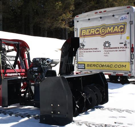 Bercomac 54 Versatile Plus Snowblower For Tractors Equipped With Skid