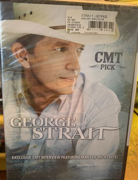 Country Star Legend George Strait CMT Pick DVD OOP Movie Vtg Clerprem S P A