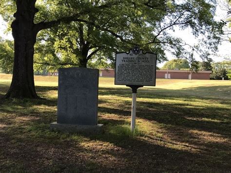 Shelby County Training School Historical Marker