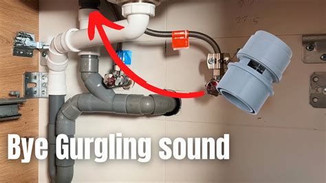 A Plumber Shows How To Solve A Gurgling Noise From A Sink Drain Youtube