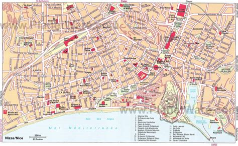 Tourist Map Of Nice France ~ Cinemergente