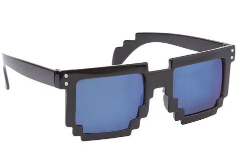 Pixel Sunglasses 8 Bit Geek Nerd Pixelated Eye Glasses Fashion Accessory Ebay