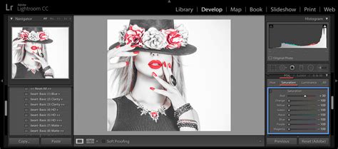 How To Create Black And White With Selective Color In Adobe Lightroom