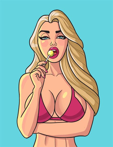 Draw Sexy Girl Pin Up Cartoon Caricatures By Josegioscia