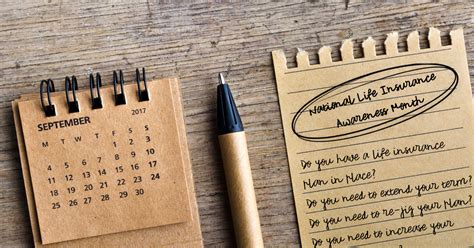 September is National Life Insurance Awareness Month ...