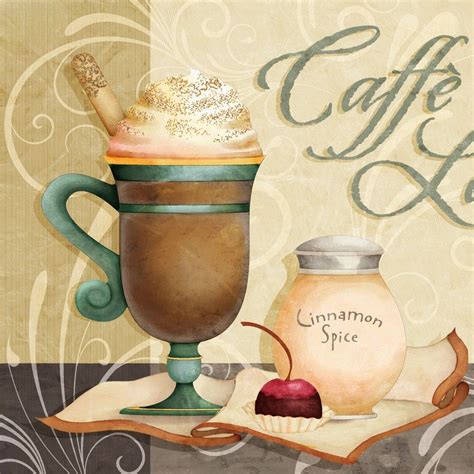 Coffee Caffe Latte Wall Art Canvas Prints Framed Prints Wall Peels