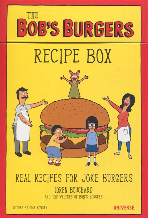 Cookbook Review The Bobs Burgers Recipe Box Cooking By The Book