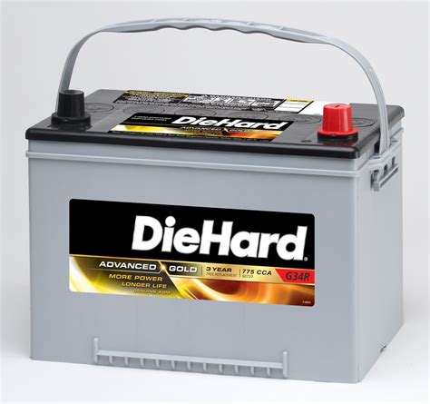 Diehard Gold Agm Automotive Battery Group Size Ep 34r Price With Exchange