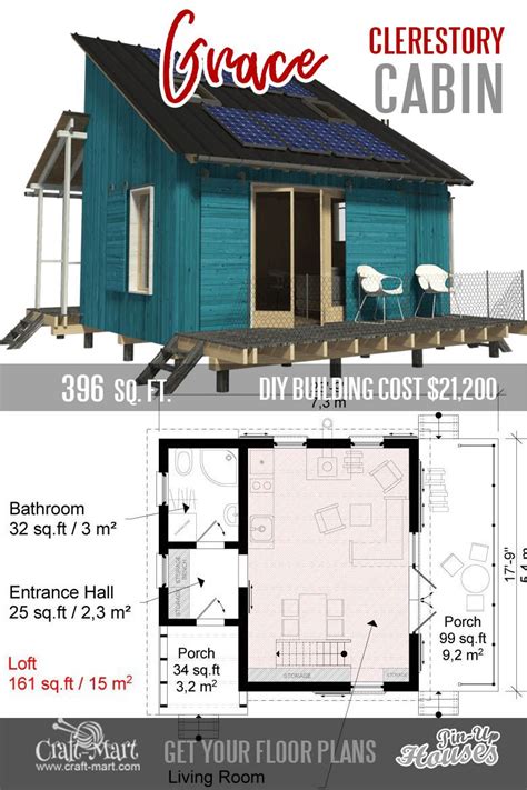 This Tiny House Plan With The Loft Is Definitely Designed With Self Sufficiency In Mind This