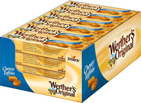Werthers Original Chewy Toffees Roll 24 Rolls 24 X 45 G