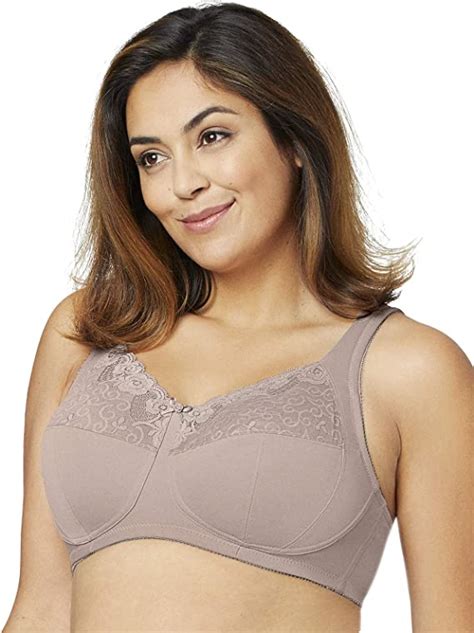 Buy Glamorise Womens Full Figure Comfortlift Rose Lace Wirefree