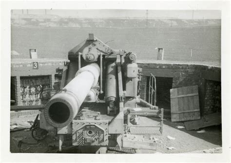 German 88 Mm Anti Aircraft And Anti Tank Artillery Gun In Emplacement