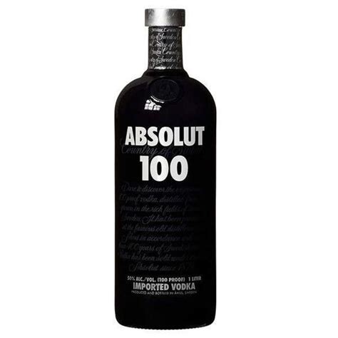Vodka Absolut 100 Black 1 Litro No Paraguai Br