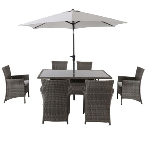 Rattan furniture sale available in essex, kent, london, sussex, uk. Orleans Rattan 6 Seater Rectangular Garden Furniture Set ...