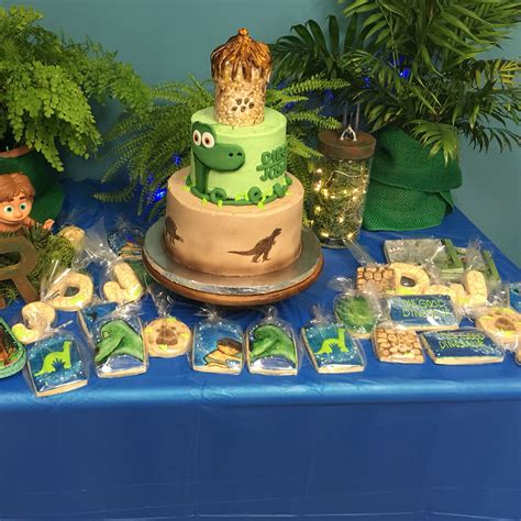 The Good Dinosaur Party Made By Cookie Art By Elly 3rd Birthday Party
