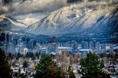 Beautiful View Of Grouse Mountain Vancouver Photo One Big Photo