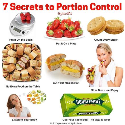 Secrets To Portion Control 1 Measure Portions To Prevent Overeating