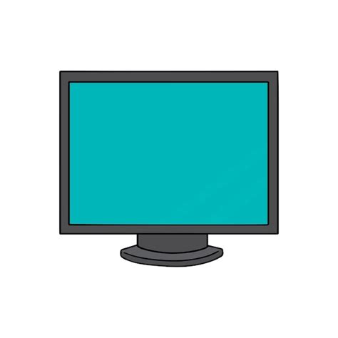 Blank Screen Computer Monitor Clip Art At Vector Clip