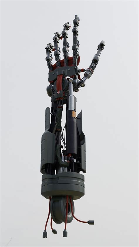 Sci Fi Robot Arm 3d Cgtrader