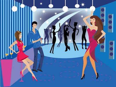 Dance Nightclub And Bar Stock Illustration Illustration Of Exotic