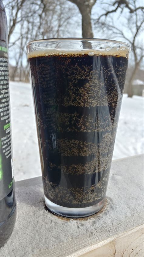 Sippin Into Darkness Chocolate Imperial Stout By Hoppin Frog Brewery