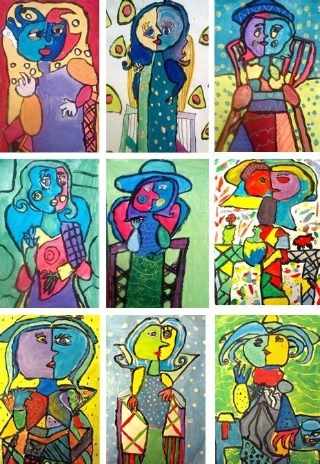 Picasso Lesson Kids Art Projects Childrens Art Projects Art Projects