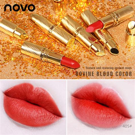 novo sexy brand matte lipstick for women 6 colors korean matte waterproof long lasting lip gloss