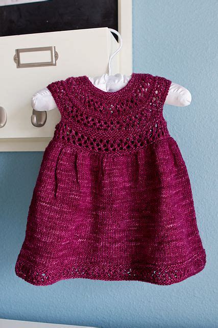 150 ♡ Knitted Baby Dresses ♡ Ideas Knit Baby Dress Knitting For Kids
