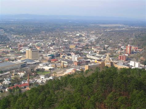 Downtown Hot Springs Arkansas From Hot Springs Mountain T Flickr