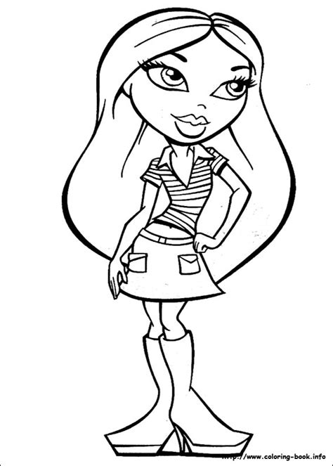 Bratz Coloring Pages Free For Kids Disney Coloring Pages