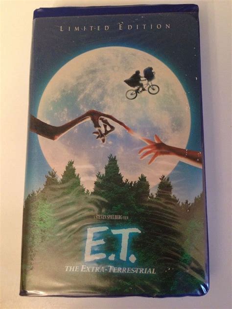 Et The Extra Terrestrial Vhs 20th Anniversary Limited Edition