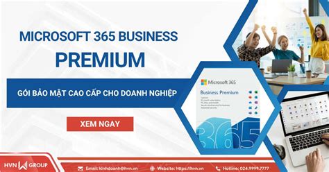 Microsoft 365 Business Premium Gói Bảo Mật Cho Doanh Nghiệp