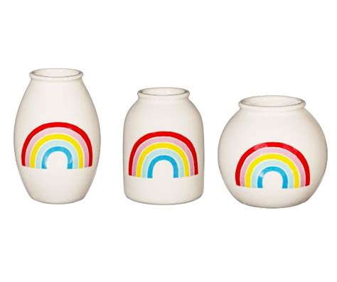 Sass And Belle Chasing Rainbows Vases Set Of 3 Treat Boutique