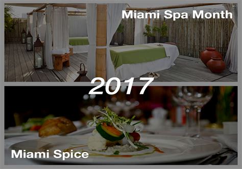 July September Dont Miss Spa And Spice Months In Miami Miami