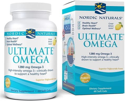 nordic naturals ultimate omega lemon flavor 60 soft gels 1280 mg omega 3 high