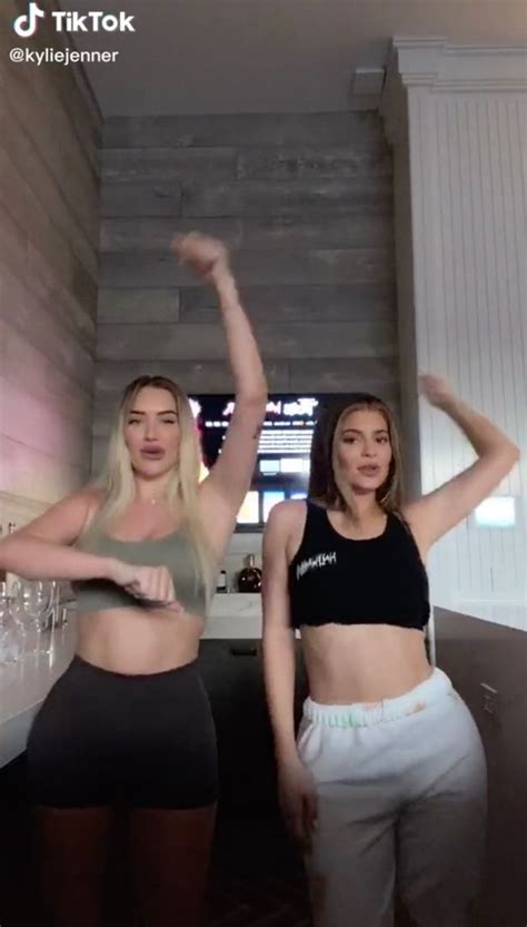 Kylie Jenner And Bff Stassie Strip To Sports Bras For Racy Tiktok Dance