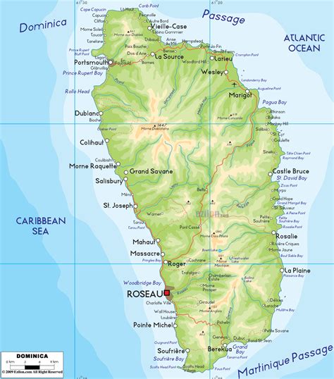 Political Map Of Dominica