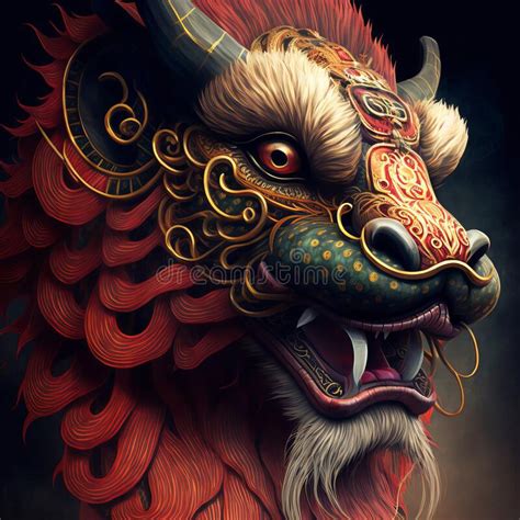 Traditional Chinese Dragon Chinese New Year Celebration Stock Image