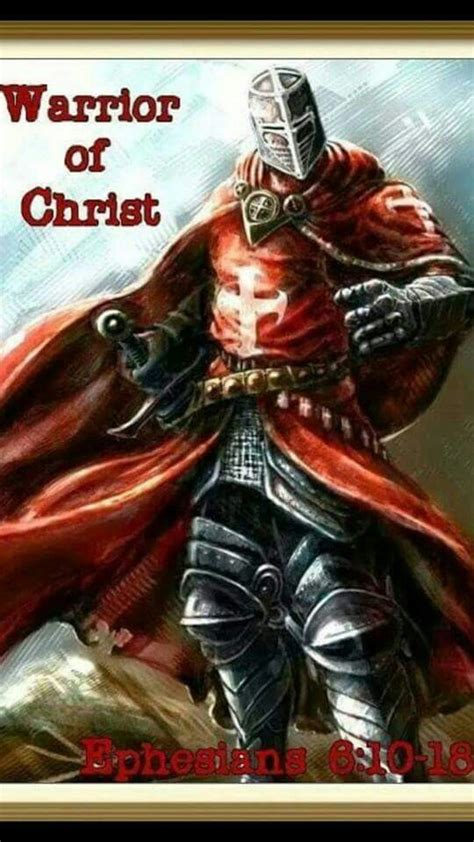 Warrior Of Christ Ephesians 6 10 King Jesus Bible Verse Wallpaper