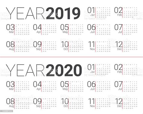 Today encapsulated the politics of progress and grievance that have defined the trump years: Year 2019 2020 Calendar Vector Design Template Stock ...