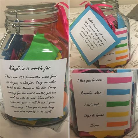 Made this for my boyfriend for our 6 month anniversary ...