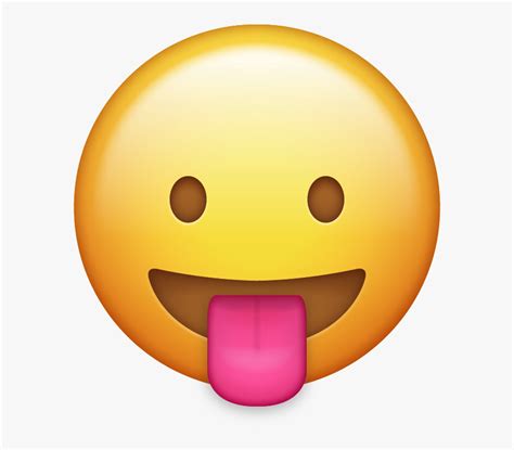 Transparent Apple Emojis Emoji Tongue Png Png Download Transparent